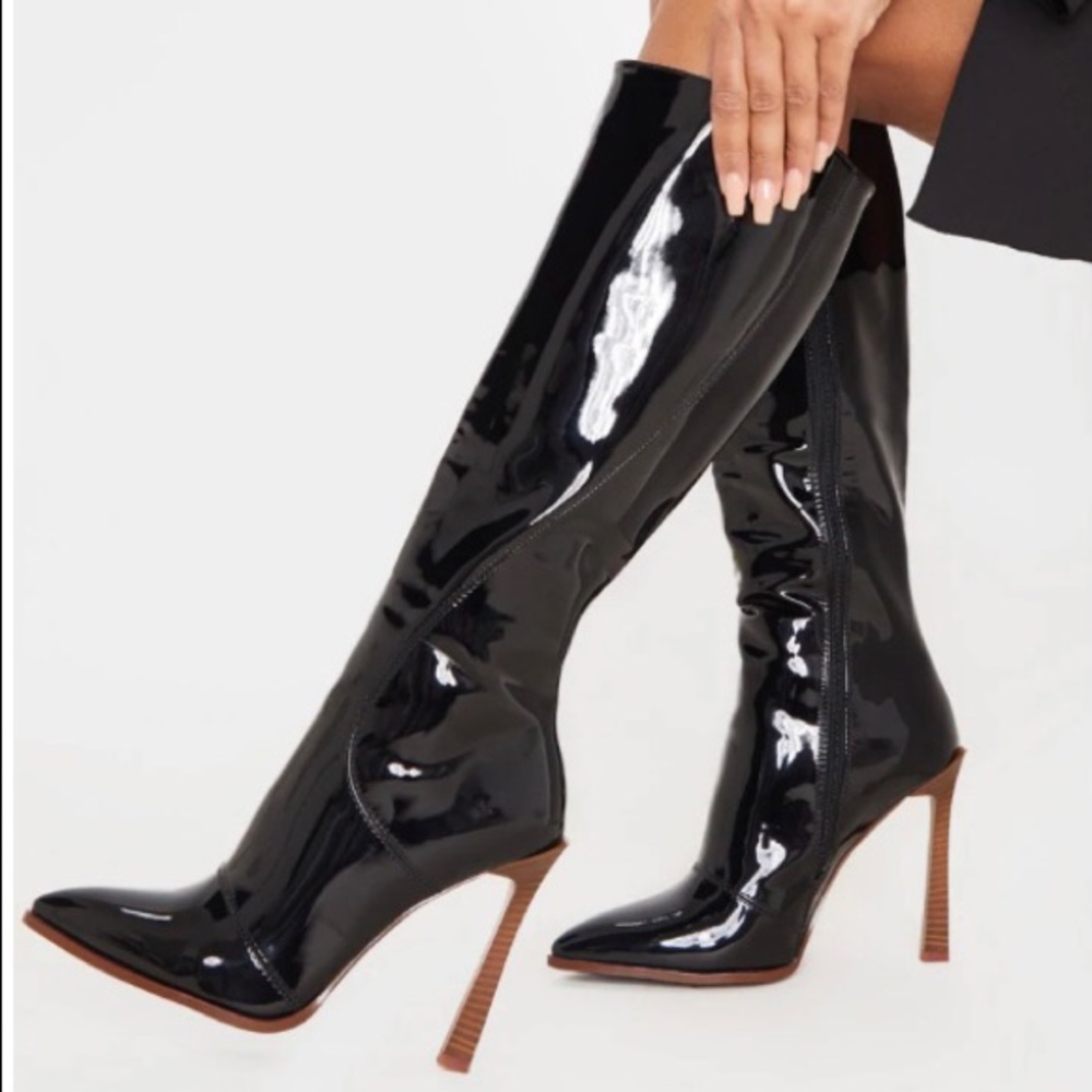 BRAND NEW!!!!! Knee High Patent Leather Boots